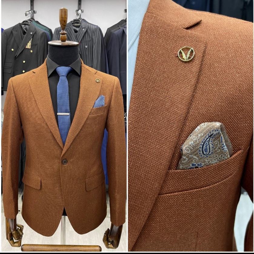 Burnt orange blazer