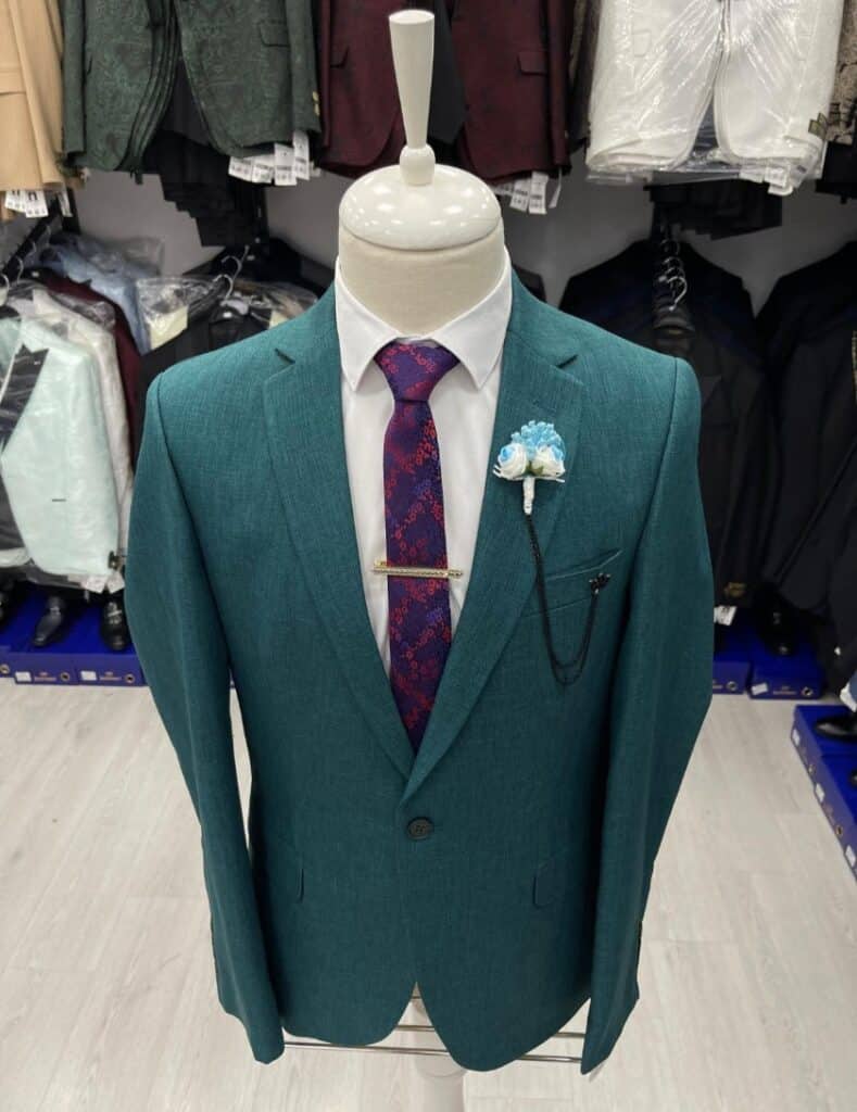 Emerald green blazer