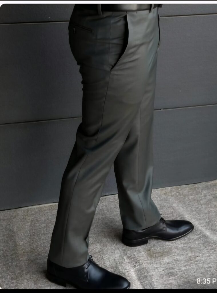 Dark Charcoal Trousers.