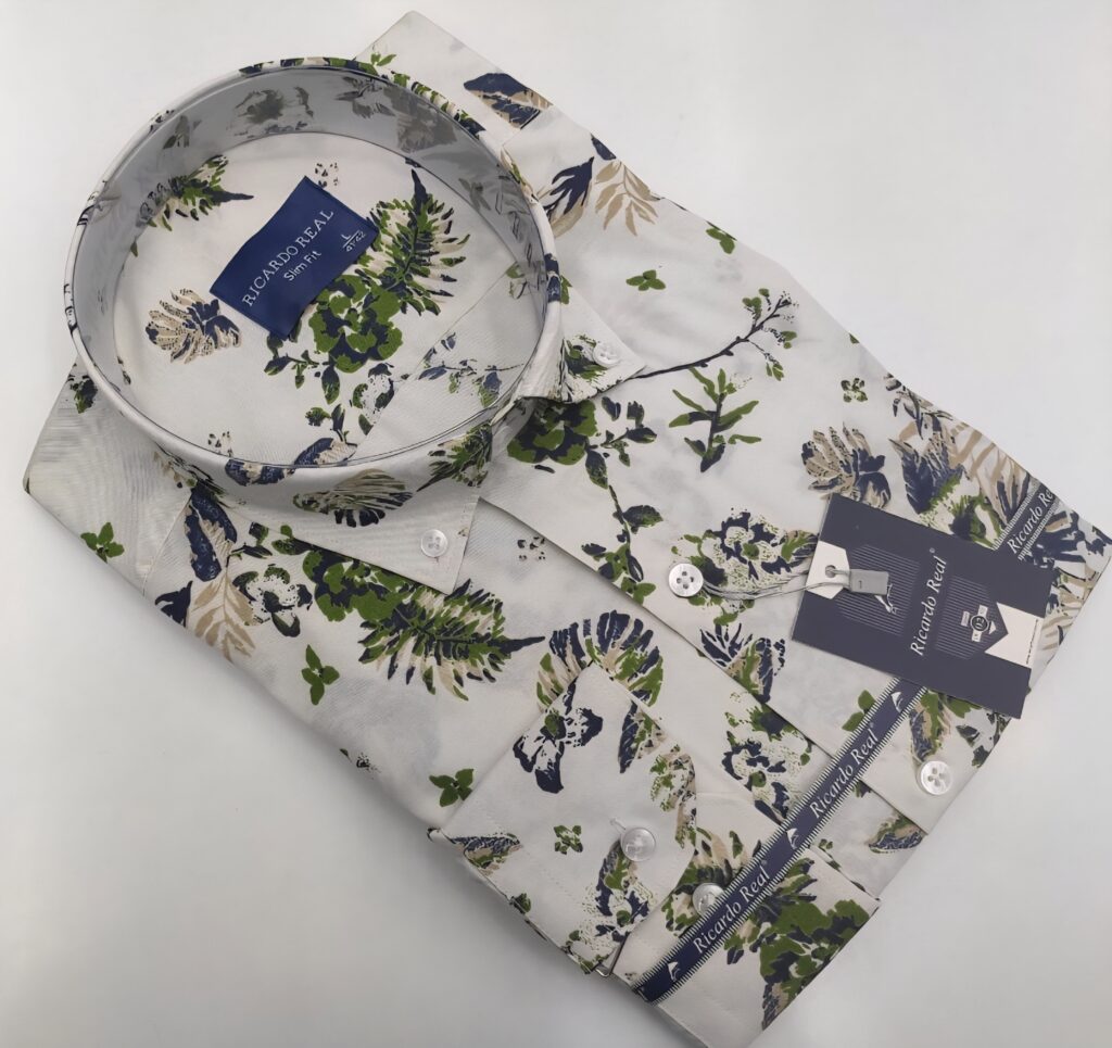 Botanical print shirt