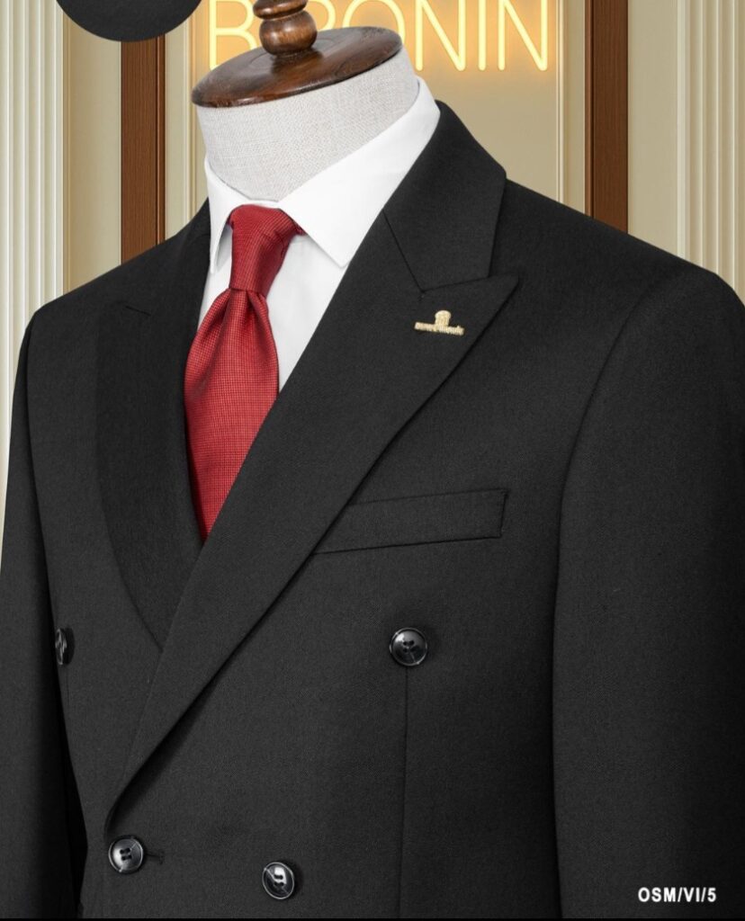 Executive Double-Breasted Suit