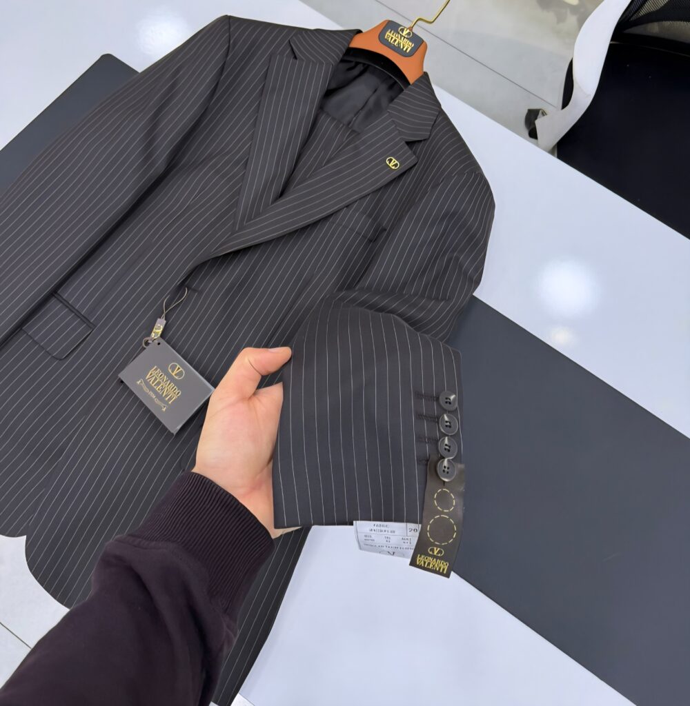Dark Brown Pinstripe 2-Piece Suit