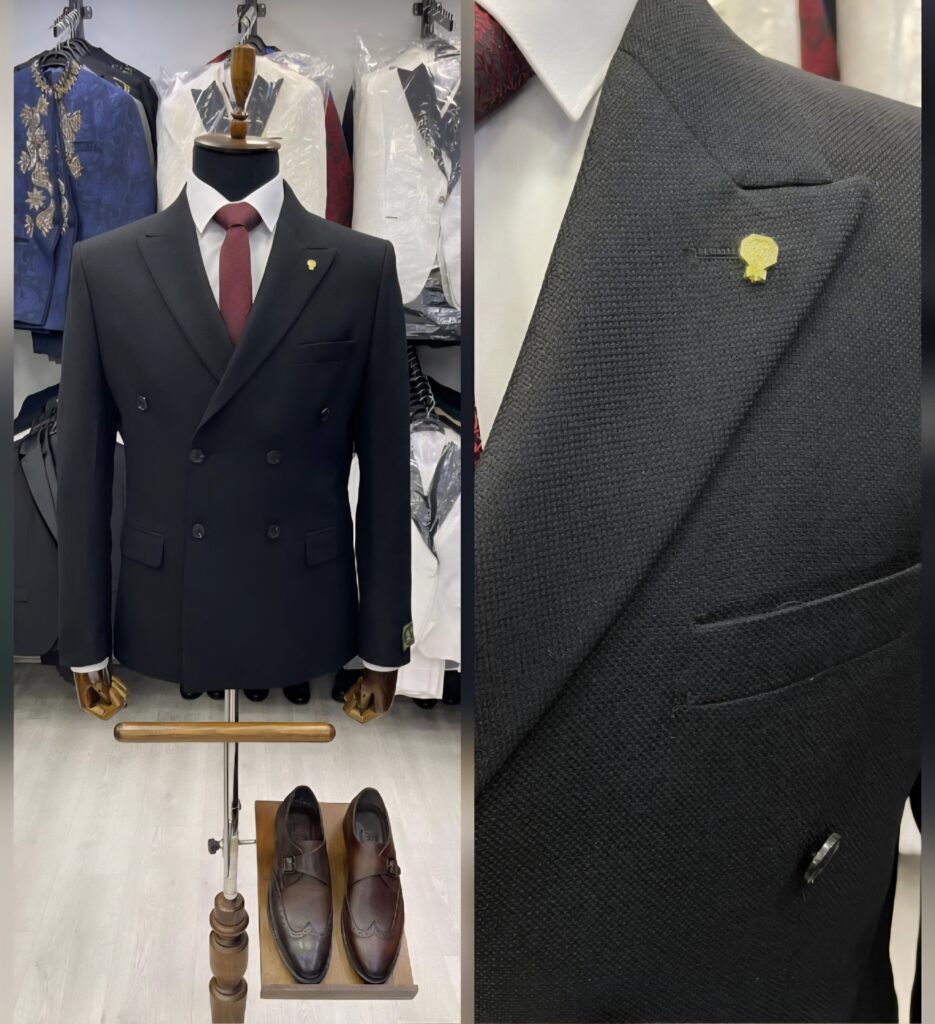 Black Double Breasted blazer 